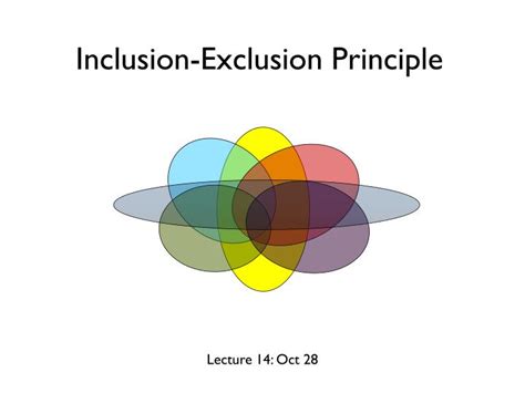 PPT - Inclusion-Exclusion Principle PowerPoint Presentation, free ...