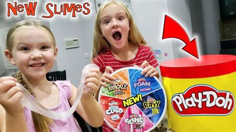 Opening New Play-Doh Slime, Putty, & Foam Compounds!!! - YouTube | Play doh, Slime, Foam