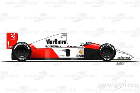 McLaren MP4-6 driven by Ayrton Senna at The F1 cars of Ayrton Senna's ...