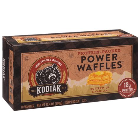 Kodiak Cakes Waffles Proteina Mantequilla 380 g - H-E-B México