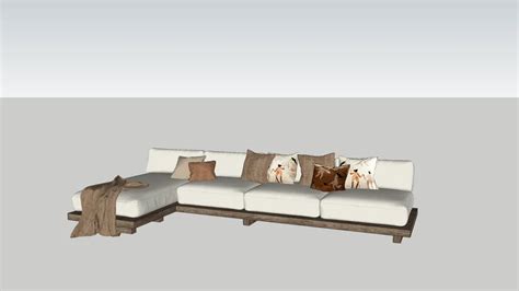 Outdoor Sofa - 3D Warehouse | Cushions on sofa, Modern bathroom trends, Bed design