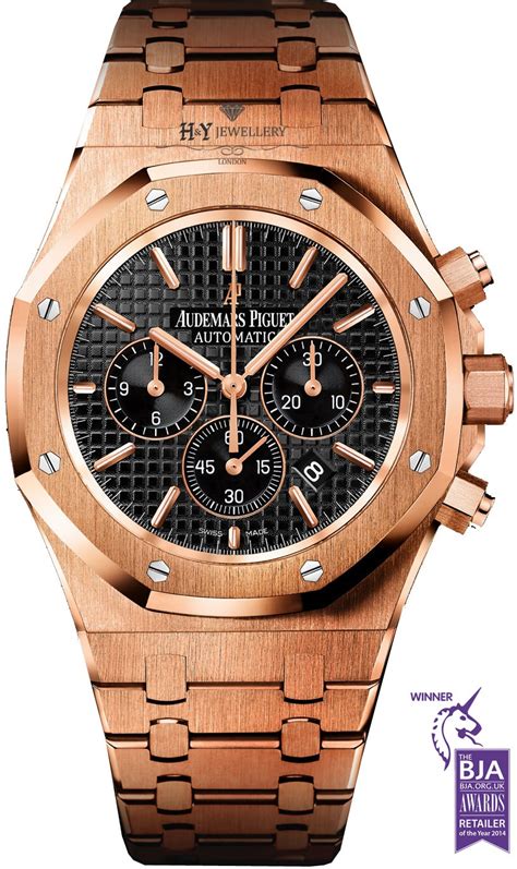 Audemars Piguet Royal Oak Chronograph Full Rose Gold -ref 26320OR.OO ...