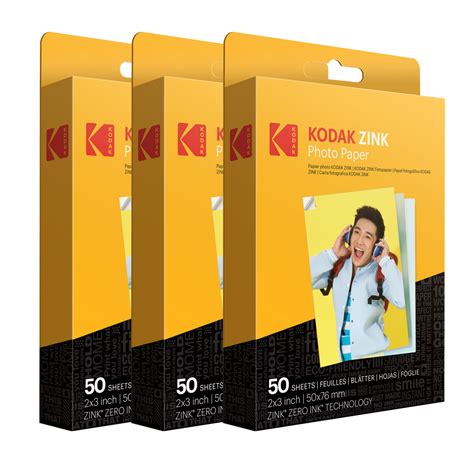 KODAK 2"x3" Zink instant Photo Paper (150 Pack)