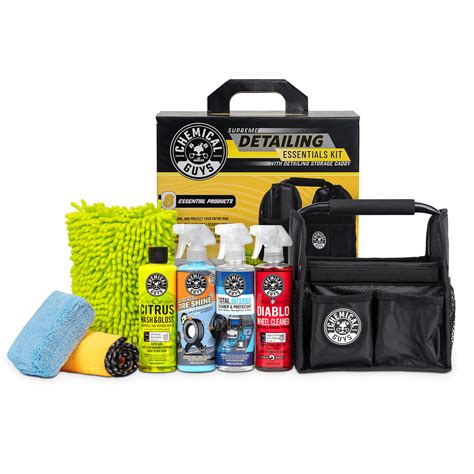 Chemical Guys Supreme Detailing Essentials Kit with Detailing Storage ...