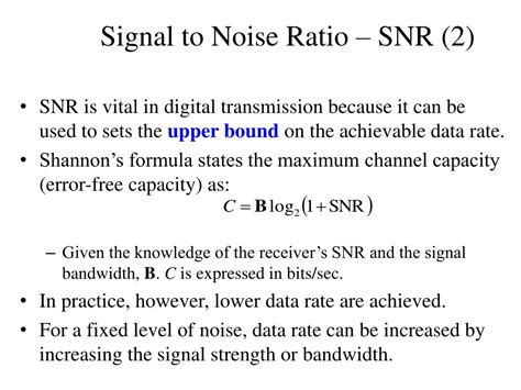 PPT - Noise and SNR PowerPoint Presentation, free download - ID:7066609