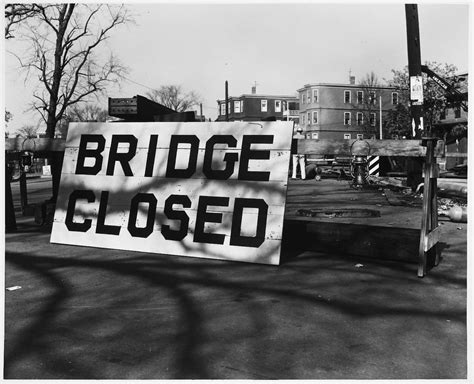 Bridge Closed Sign, Beacon Street Railroad Bridge | Title Br… | Flickr