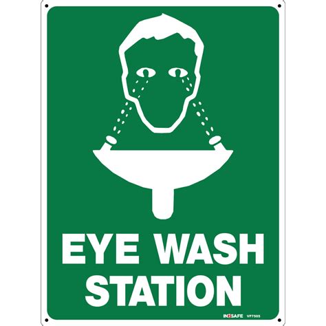 Eye Wash Station Signs Printable Pdf