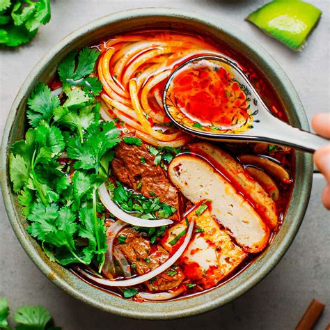 Vegan Bún Bò Huế - Full of Plants