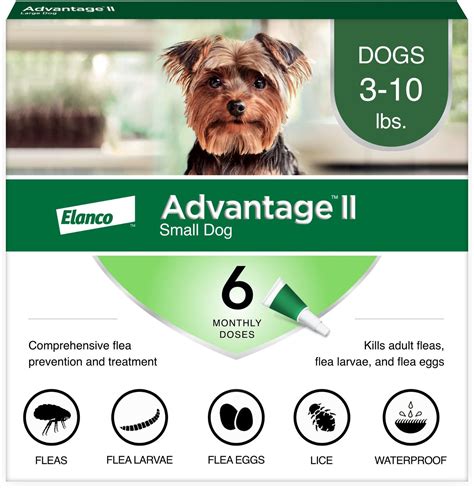 ADVANTAGE II Flea Treatment for Small Dogs 3-10 lbs (Free Shipping) | Chewy