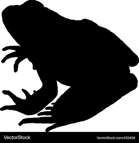 Frog Silhouette Vector Free