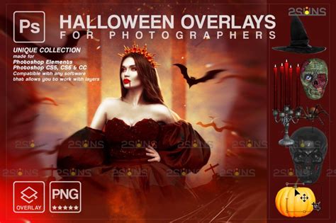 Halloween clipart Halloween overlay, Photoshop overlay - Invent Actions