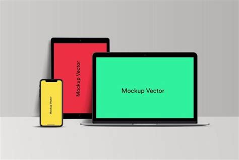 Laptop Mockup Vector Art, Icons, and Graphics for Free Download