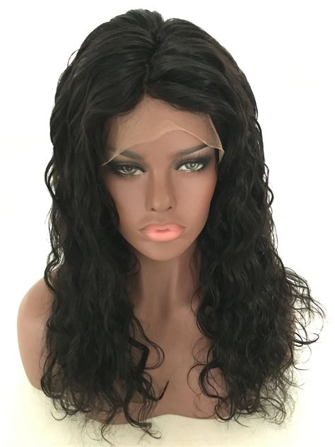 200 density Full Lace Human Hair Wigs For Black Women Brazilian Virgin ...