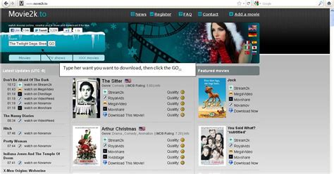 Free Download Movies: Learn How to Download Movies in "Movie2k.to"