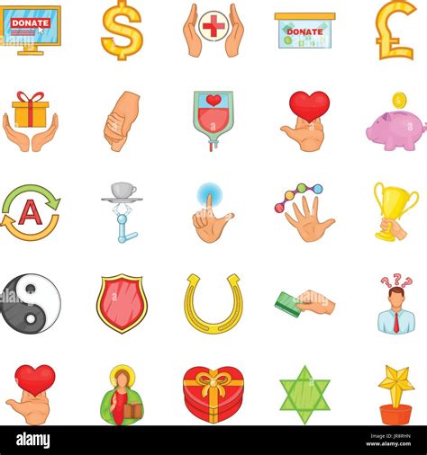 Help icons set, cartoon style Stock Vector Image & Art - Alamy