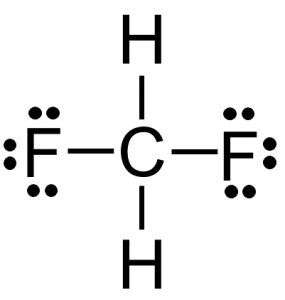 CH2F2 Lewis Structure, Molecular Geometry, Hybridization, and Polarity - Techiescientist