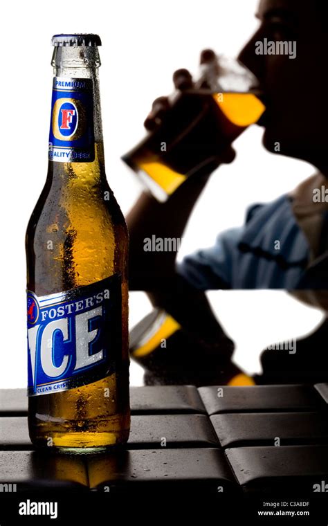 Illustrtative image of fosters Ice lager Stock Photo - Alamy