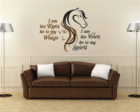 Horse Wall Quote Decal_Equestrian_25.5 wide x 18 high