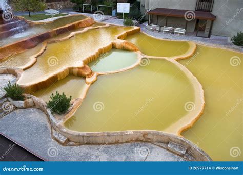 Mud Spa Swimming Pool At Luxury Resort Hotel Stock Photo ...