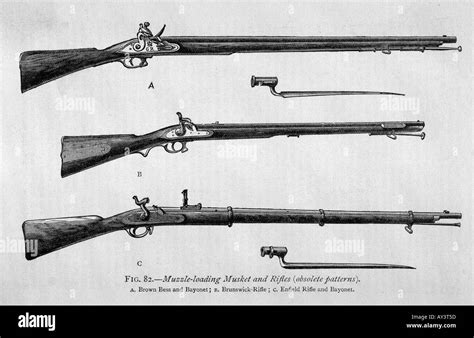 Musket Rifles 1800 Stock Photo: 5545052 - Alamy