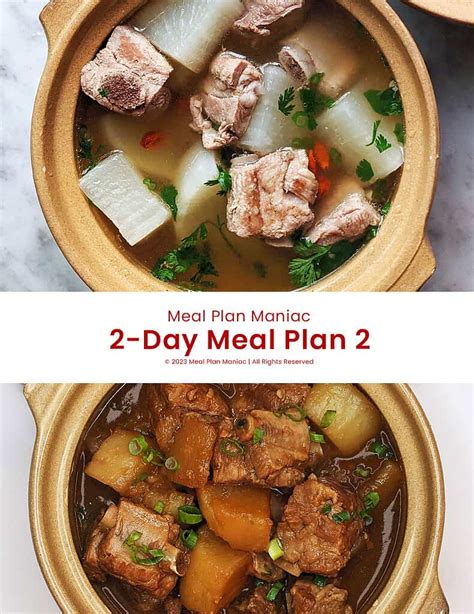 2-Day Meal Plan 2 – Meal Plan Maniac