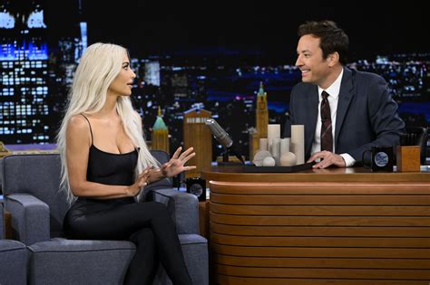 Kim Kardashian Gives Skkn Facial to Jimmy Fallon and Talks Skin Care