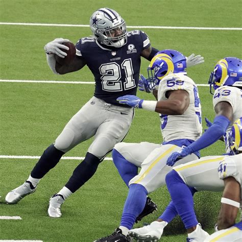 Ezekiel Elliott Shows off 'Feed Me' Tattoo After TD in Cowboys vs. Rams ...