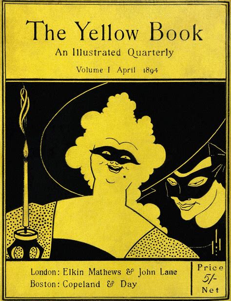 The Yellow Book, Vol. 1—Cover – Old Book Illustrations