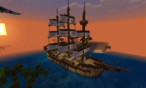 How to build a pirate ship in Minecraft 1.19