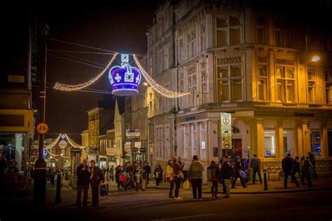 Windsor Christmas Lights Switch On at Windsor Castle at Windsor England ...