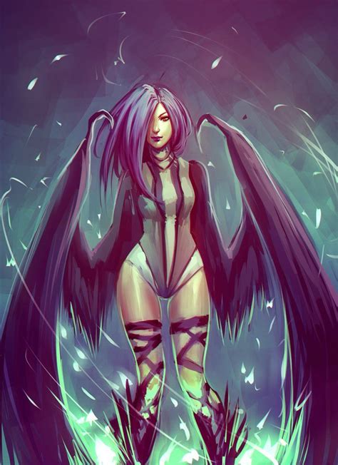 Harpy by *moni158 on deviantART Anime Fantasy, Fantasy Girl, Winged People, Monster Girl ...