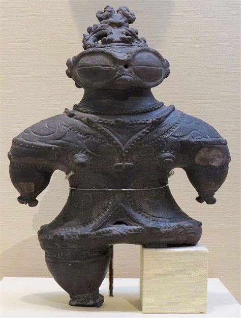 Stone statue, late Jomon period - Jōmon period - Wikipedia | Prehistoric civilizations, Jomon ...