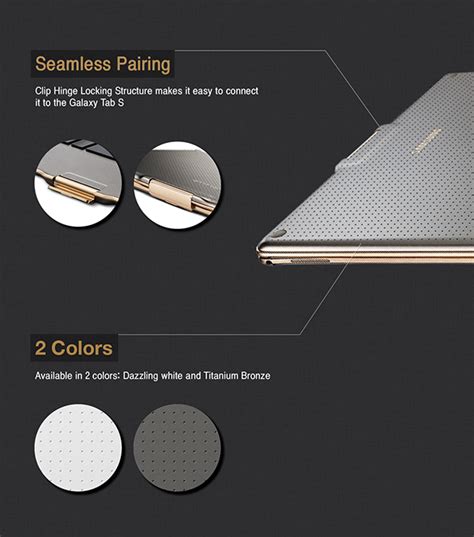 Infographic about Samsung Galaxy Tab S Accessories on Behance