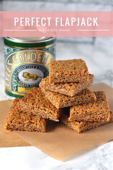 Flapjack Recipe - Baking with Granny. The perfect chewy flapjack, made ...