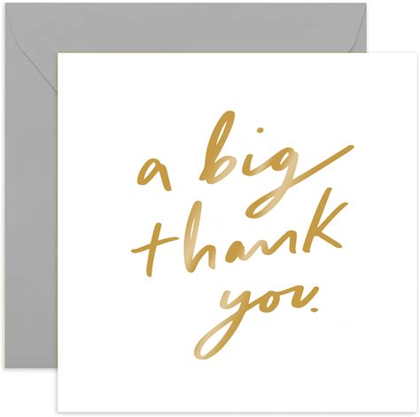 Big Thank you- Gratitude Card - Melita Latham London