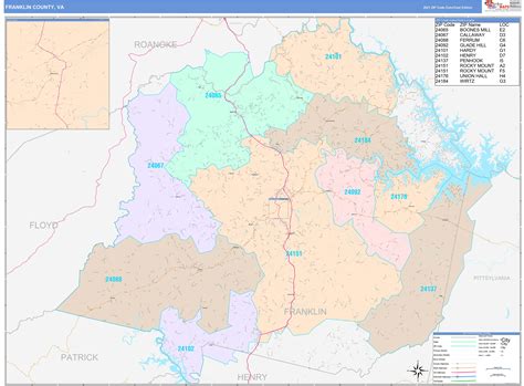 Franklin County Virginia Map