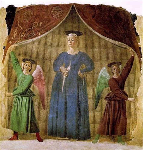 Madonna del Parto, c.1460 - Piero della Francesca - WikiArt.org