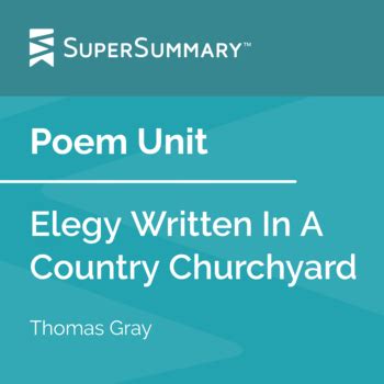 Elegy Written In A Country Churchyard Poem Unit by SuperSummary | TPT