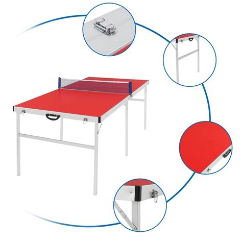 Ktaxon Foldable Indoor / Outdoor Table Tennis Table (Paddles Included) | Wayfair