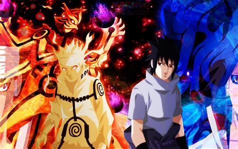 Naruto Vs Sasuke Battle Wallpaper - Anime Wallpaper HD