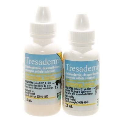 Tresaderm for Dogs and Cats - Skin Solution - Ear Infections | VetRxDirect