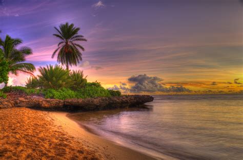 Beautiful Beach Sunset Wallpaper - WallpaperSafari