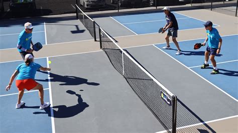 Practice Your Doubles Play in Pickleball with Four Players