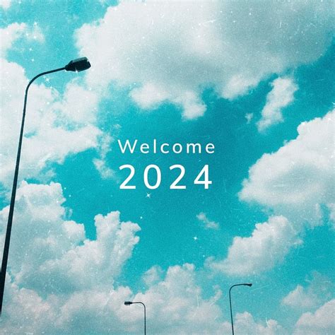 Welcome 2024, aesthetic new year | Free Photo - rawpixel