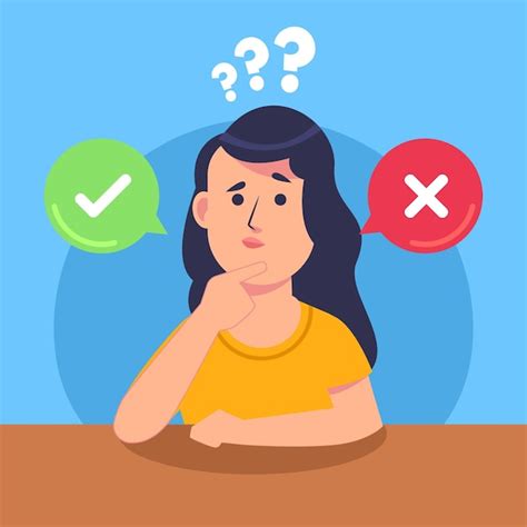 Free Vector | Ethical dilemma illustration