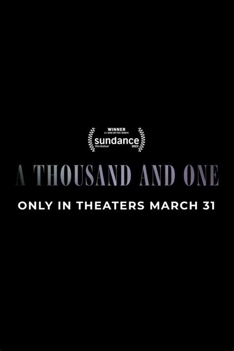 A Thousand and One (2023) - Posters — The Movie Database (TMDB)