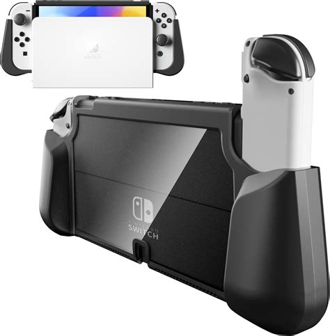 PZOZ Dockable Protective Case for Nintendo Switch OLED 2021, Ergonomic ...