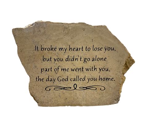 Large Memorial Quote Engraved Stone – Saint Stone Company