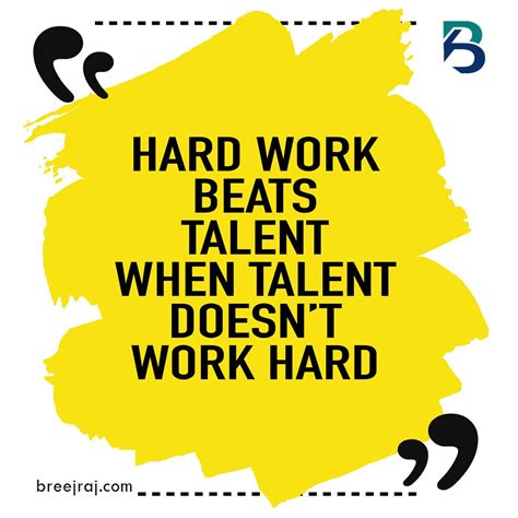 Hard work beats talent when the talent doesn't work hard. #hardwork #talent #motivational ...