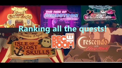 Ranking All The Quests By They're Difficulty | Rec Room - YouTube